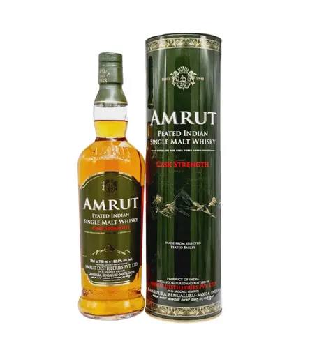 Whisky Amrut Peated Cask Strength Indian Single Malt