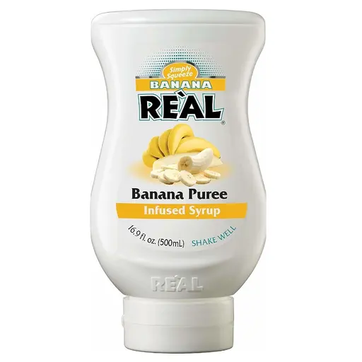 Real Banana Puree Infused Syrup