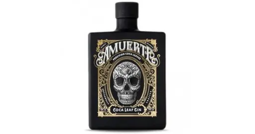 Handcrafted Coca Leaf Gin Amuerte Black