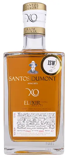 Rom Santos Dumont Xo Elixir, alcool